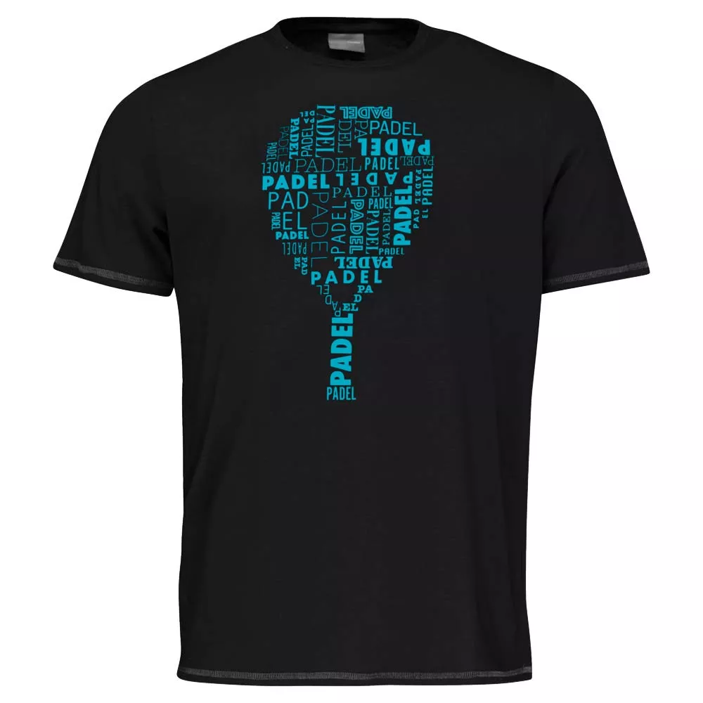 Head Typo T-Shirt Schwarz