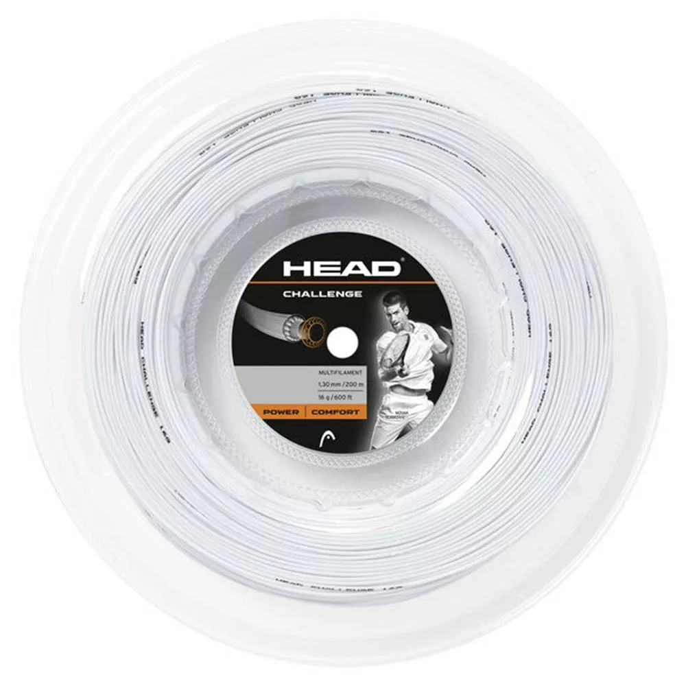 Head Challenge Saitenrolle Wei&szlig; 200 m