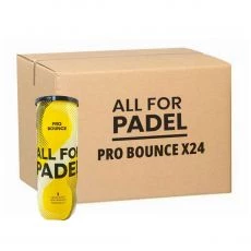 All For Padel Pro Bounce Padelb&auml;lle Karton (24 Dosen &agrave; 3 B&auml;lle)