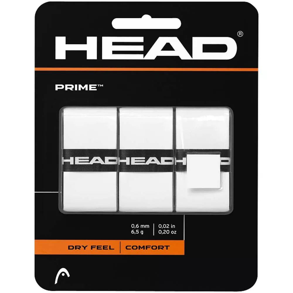 Head Prime Overgrip Wei&szlig; 3er-Pack