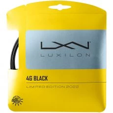Luxilon 4G Tennissaite Schwarz 12 m