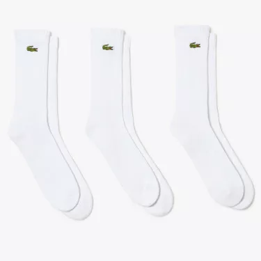 Lacoste Sport Socken Wei&szlig; 3er-Pack