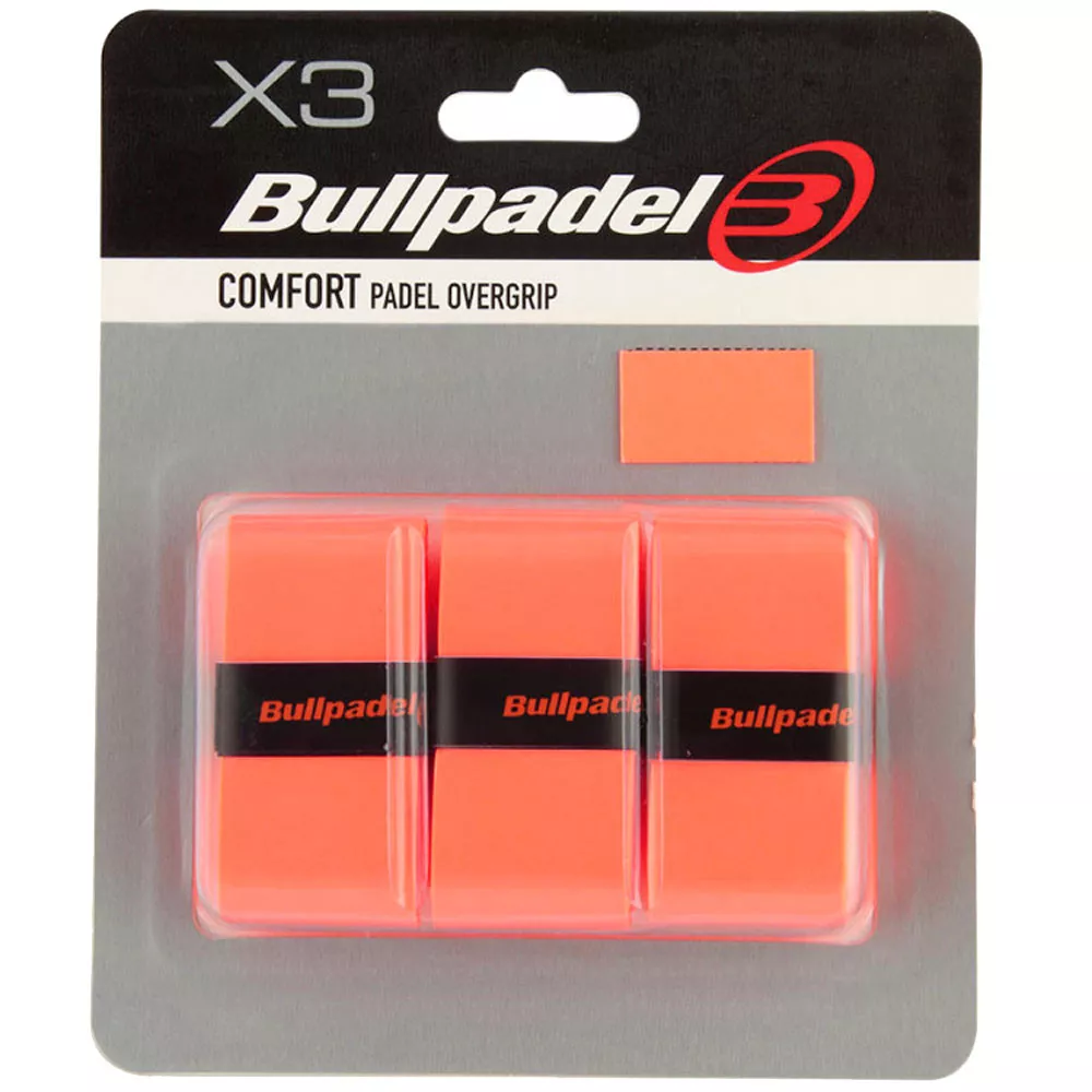 Bullpadel Comfort Overgrip Orange 3er-Pack
