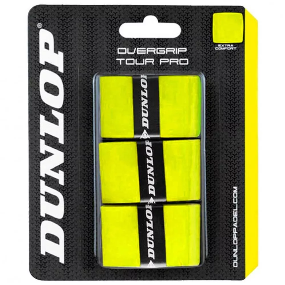 Dunlop Tour Pro Overgrip Gelb 3er-Pack