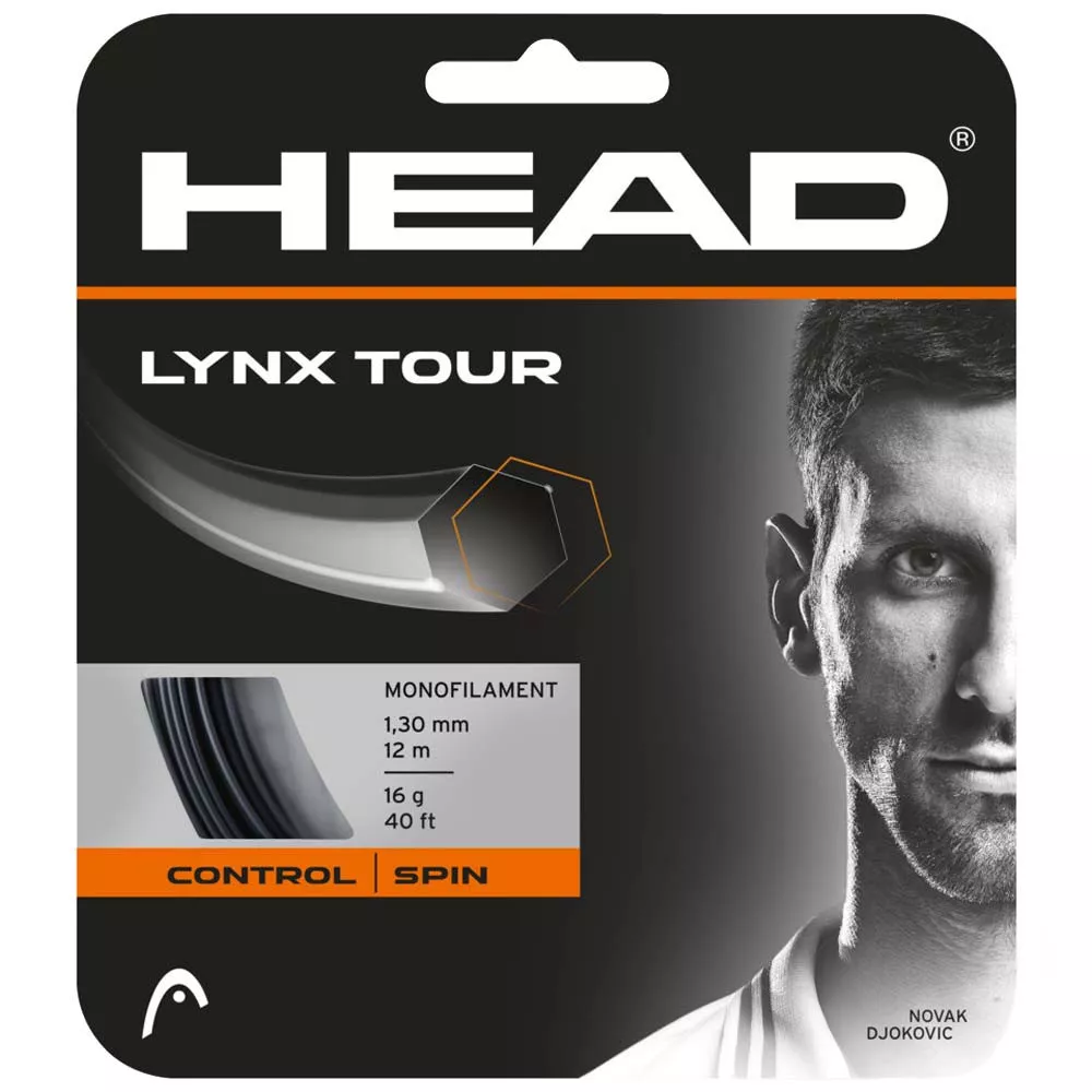 Head Lynx Tour Tennissaite Schwarz 12 m