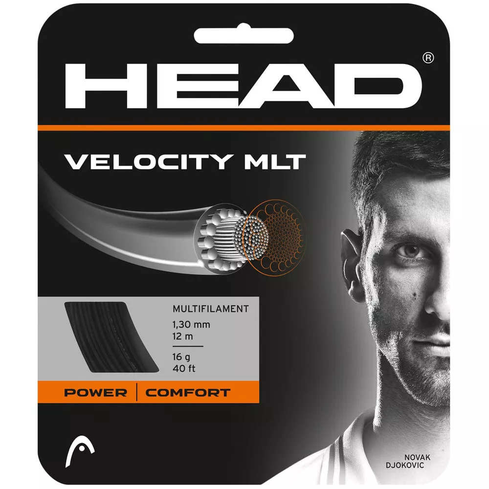 Head Velocity MLT Tennissaite Schwarz 12 m