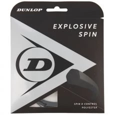 Dunlop Explosive Spin Tennissaite Schwarz 12 m