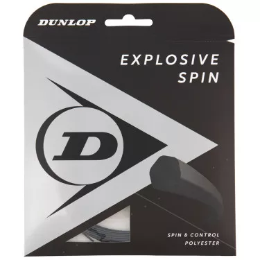 Dunlop Explosive Spin Tennissaite Schwarz 12 m