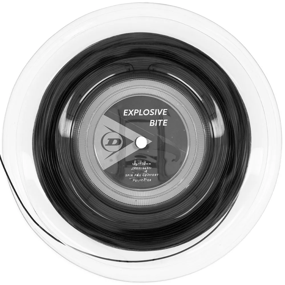 Dunlop Explosive Bite Saitenrolle Schwarz 200 m