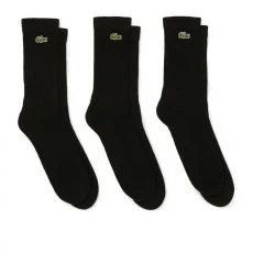 Lacoste Sport Socken Schwarz 3er-Pack