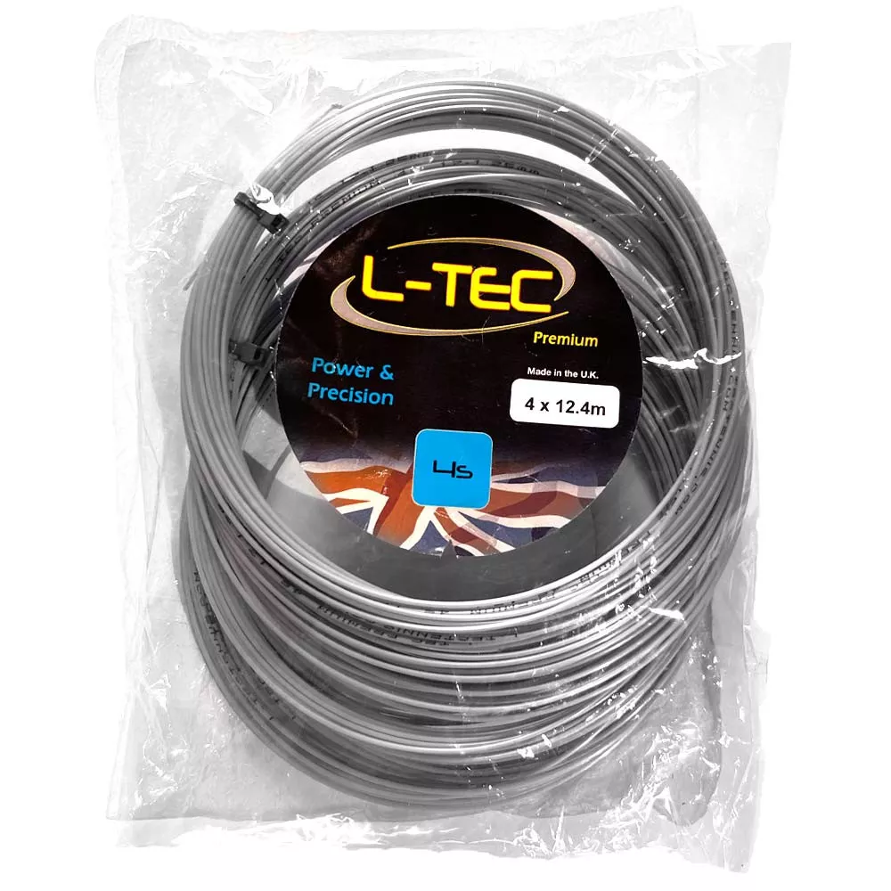 L-Tec 4S Tennissaite Grau 4 x 12 m
