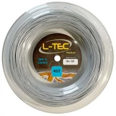 L-Tec 4ST Tennissaite Grau 100 m Saitenrolle