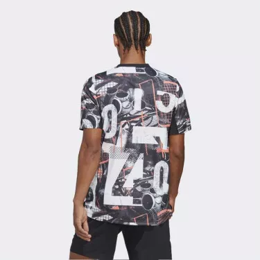 Adidas Club Graph Printed T-Shirt