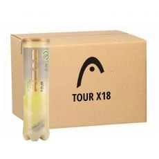 Head Tour Tennisb&auml;lle Karton (18 Dosen &agrave; 4 B&auml;lle)