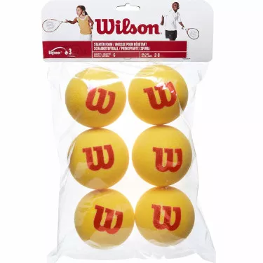 Wilson Starter Foam Schaumstoffb&auml;lle 6er-Beutel
