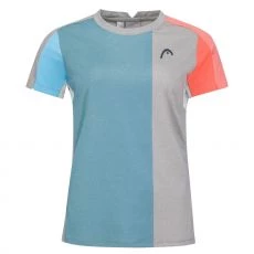 Head Padel Tech T-Shirt Damen Grau / Blau