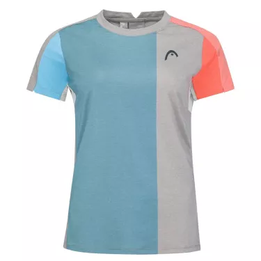 Head Padel Tech T-Shirt Damen Grau / Blau