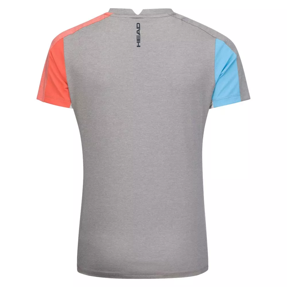 Head Padel Tech T-Shirt Damen Grau / Blau