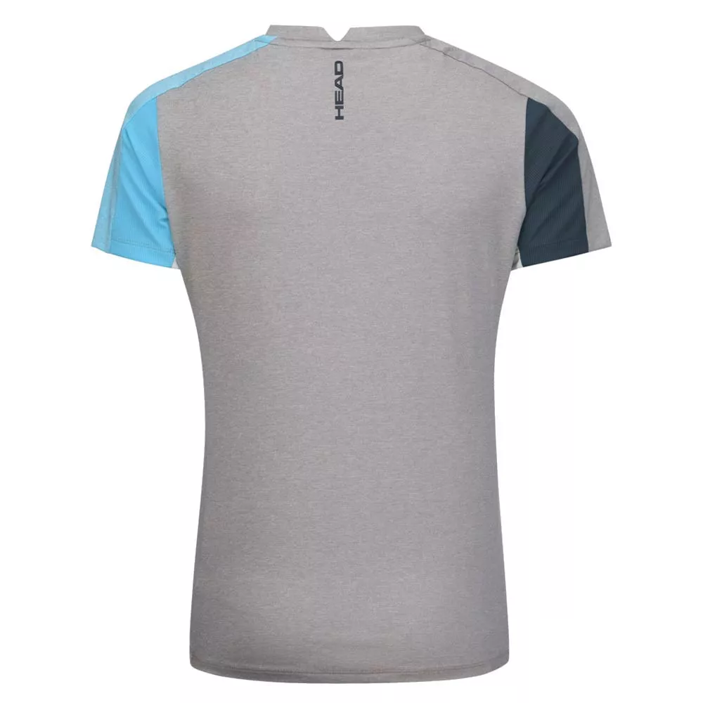 Head Padel Tech T-Shirt Damen Grau / Marineblau