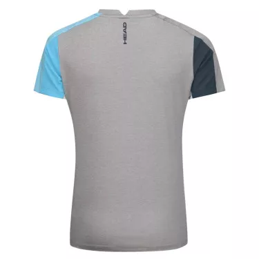 Head Padel Tech T-Shirt Damen Grau / Marineblau