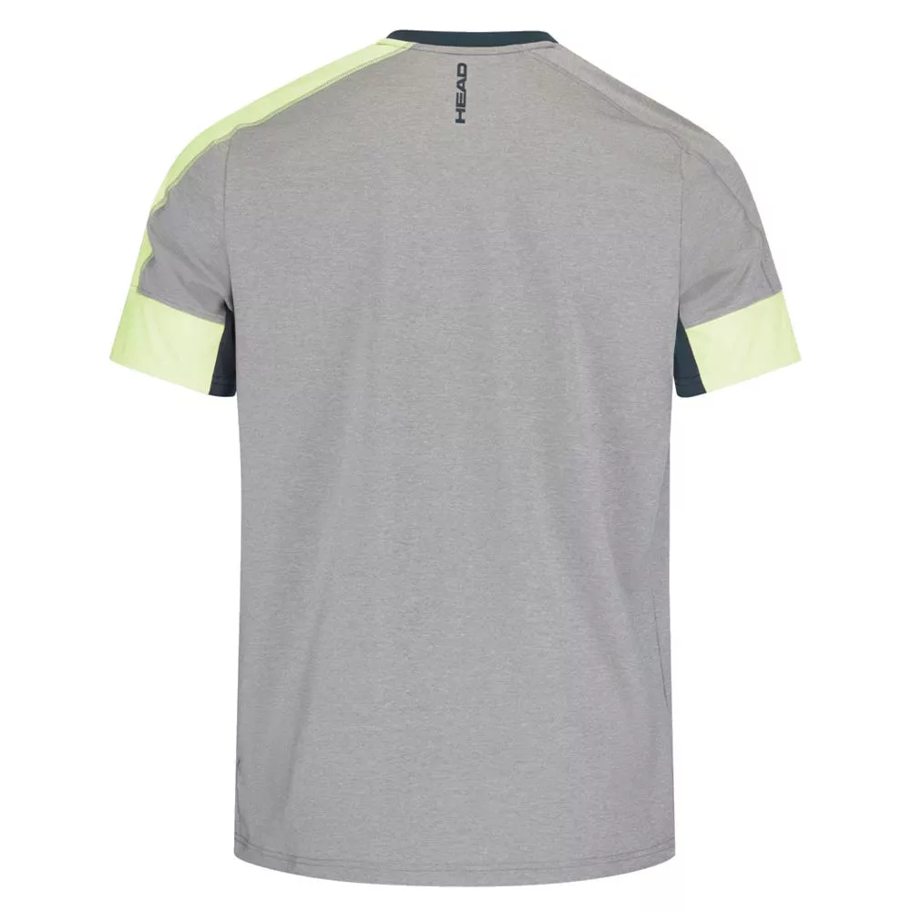 Head Padel Tech T-Shirt Grau / Gr&uuml;n