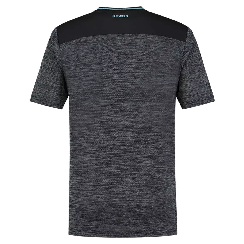 K-Swiss Hypercourt T-Shirt Melange Schwarz