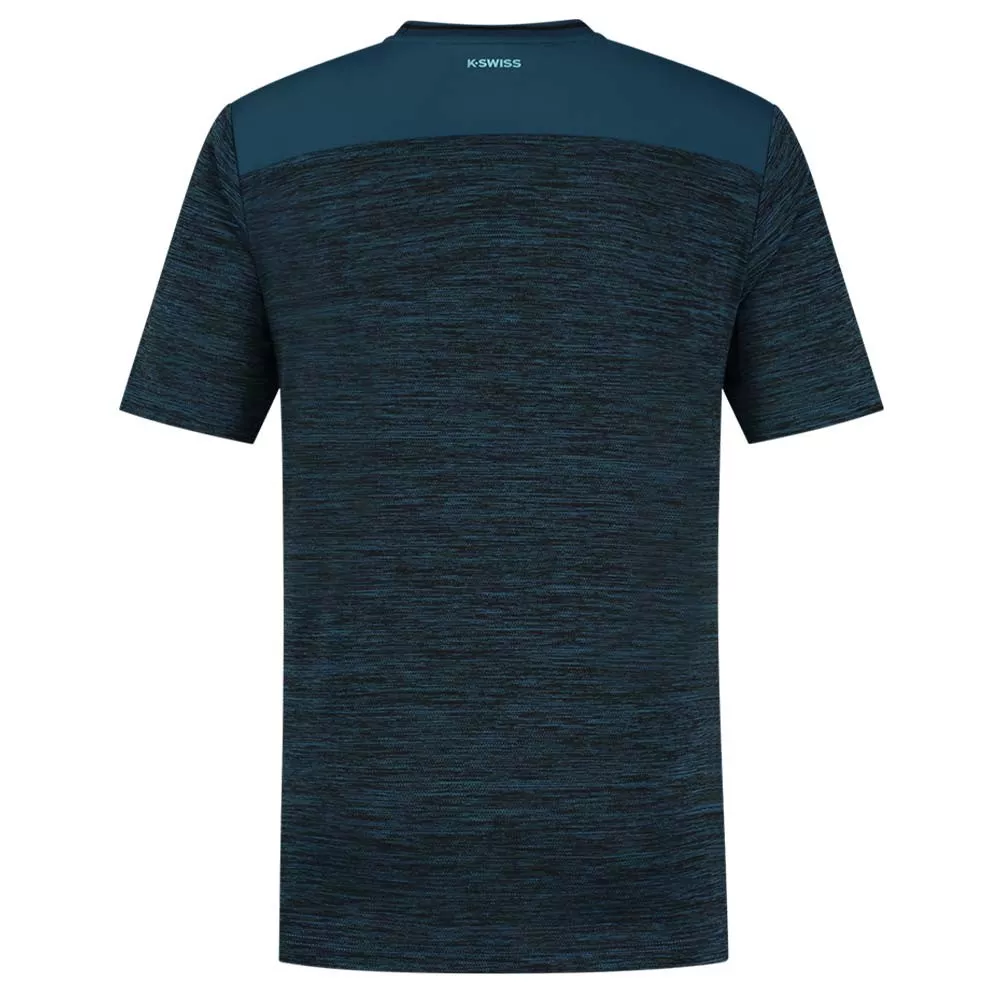 K-Swiss Hypercourt T-Shirt Melange Blau