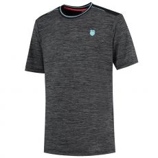 K-Swiss Hypercourt T-Shirt Melange Schwarz