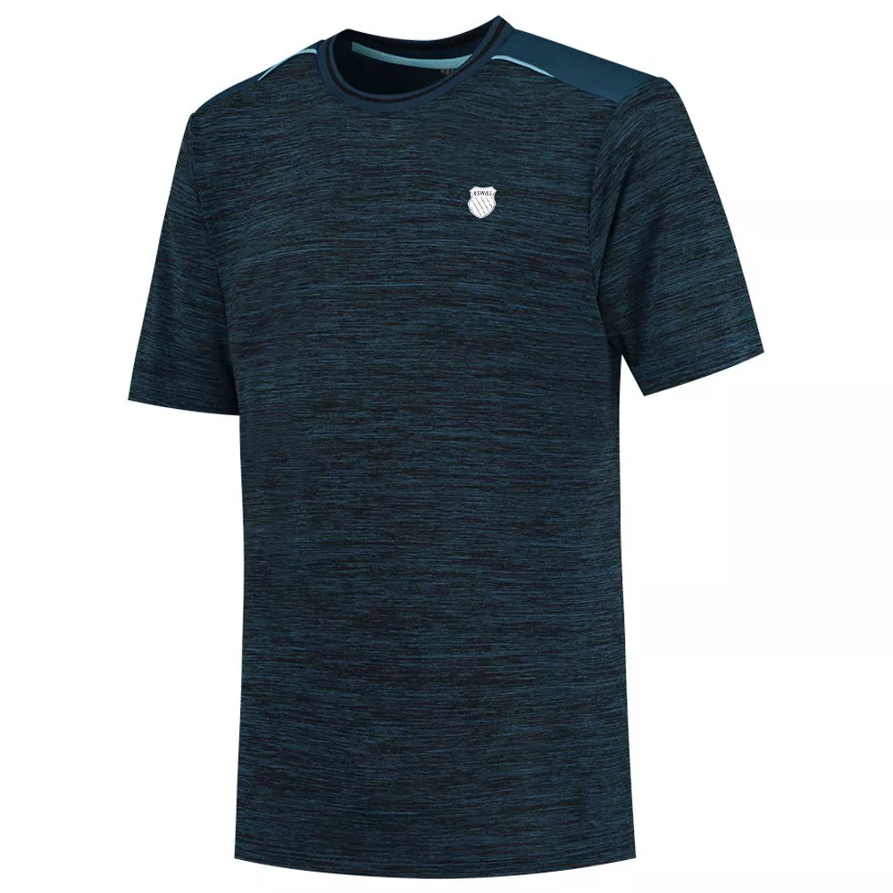 K-Swiss Hypercourt T-Shirt Melange Blau