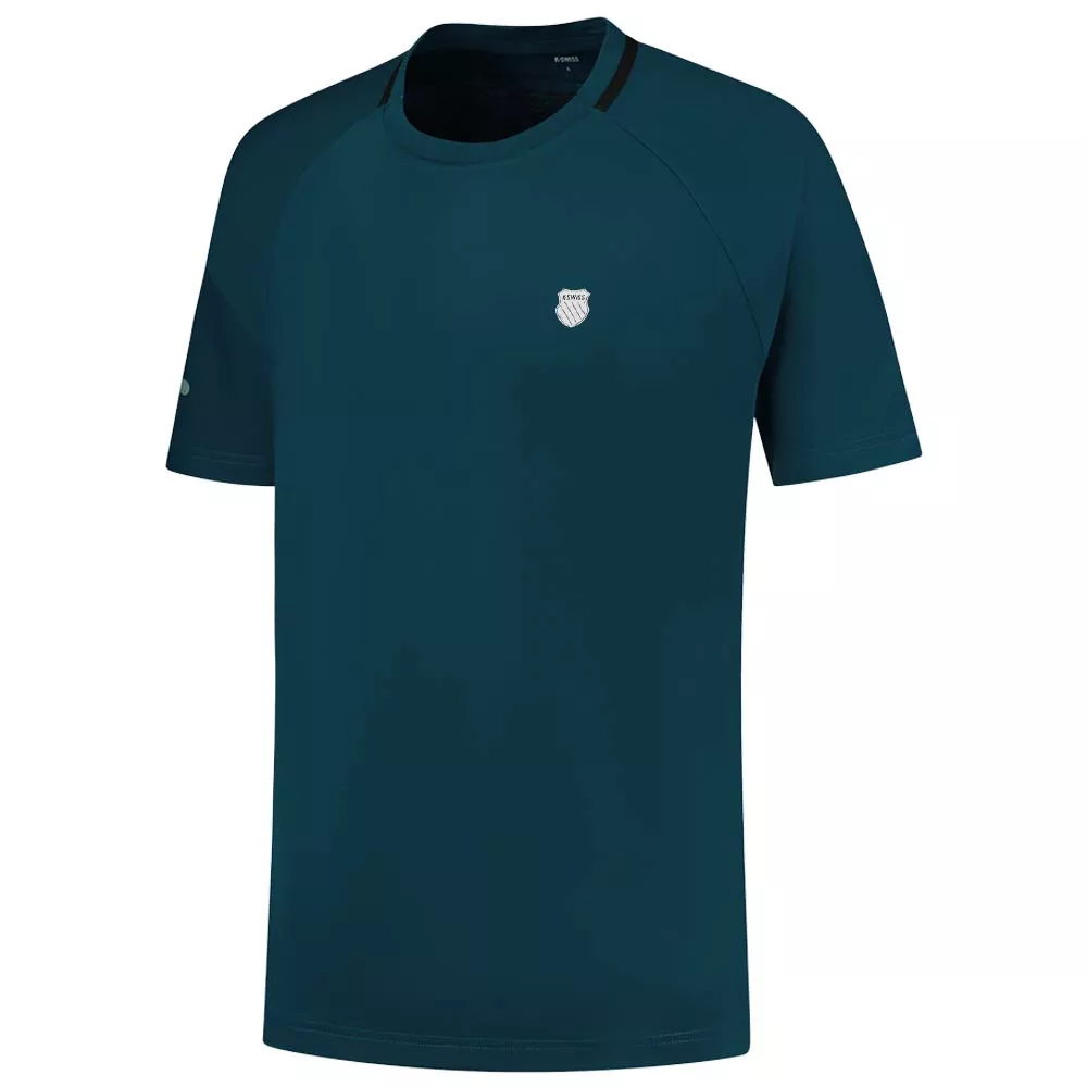 K-Swiss Hypercourt Double Crew 2 T-Shirt Blau