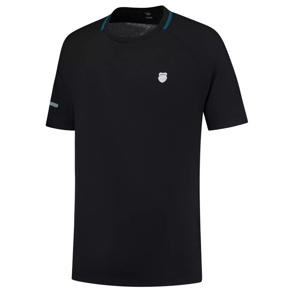 K-Swiss Hypercourt Double Crew 2 T-Shirt Schwarz