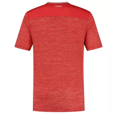 K-Swiss Hypercourt T-Shirt Melange Rot