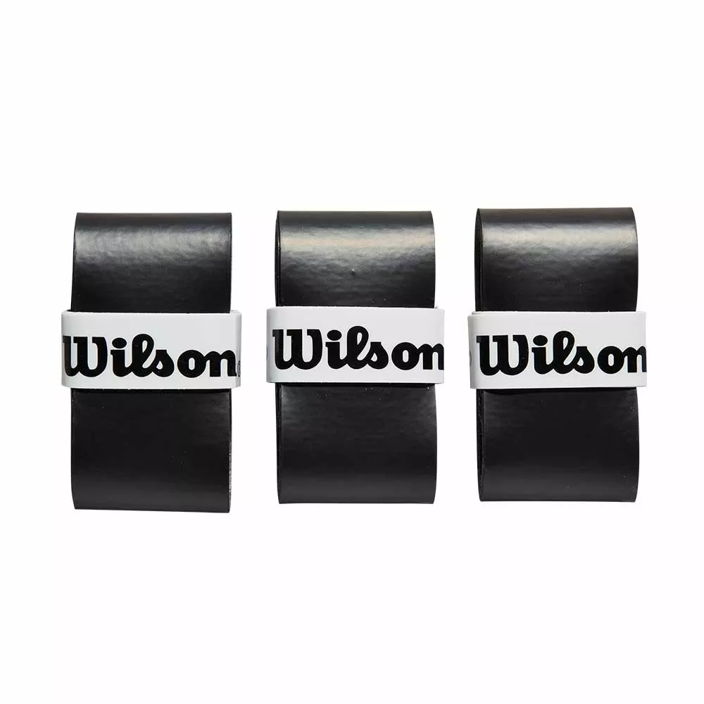 Wilson Profile Padel Overgrip Schwarz 3er-Pack