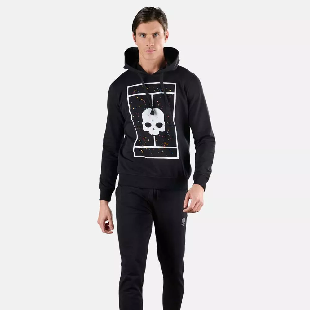Hydrogen Court Spark Kapuzenpullover Schwarz