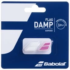 Babolat Flag Damp Vibrationsd&auml;mpfer Wei&szlig; / Rosa 2er-Pack
