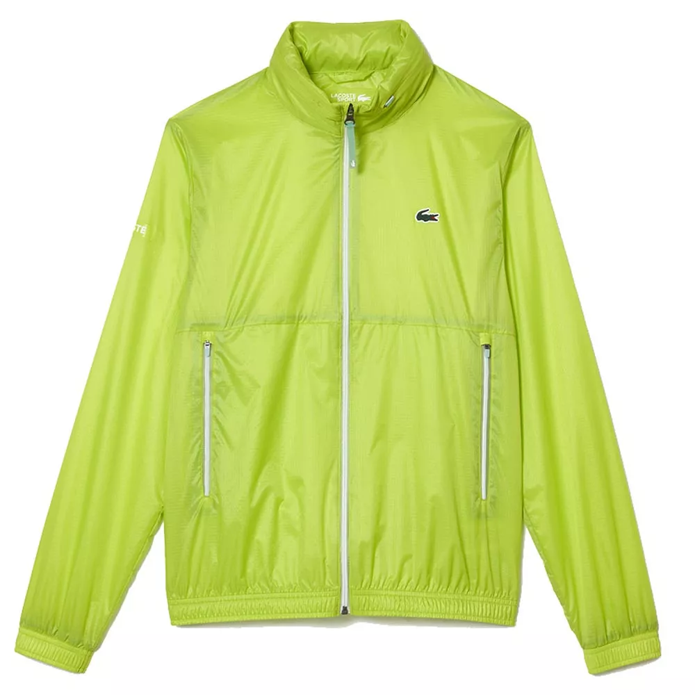 Lacoste Tennis x Novak Djokovic Trainingsjacke Gr&uuml;n