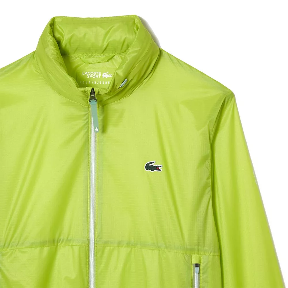 Lacoste Tennis x Novak Djokovic Trainingsjacke Gr&uuml;n