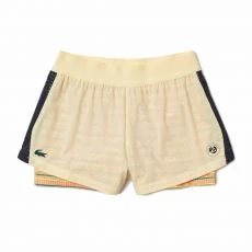 Lacoste Performance Roland Garros Short Damen Gelb