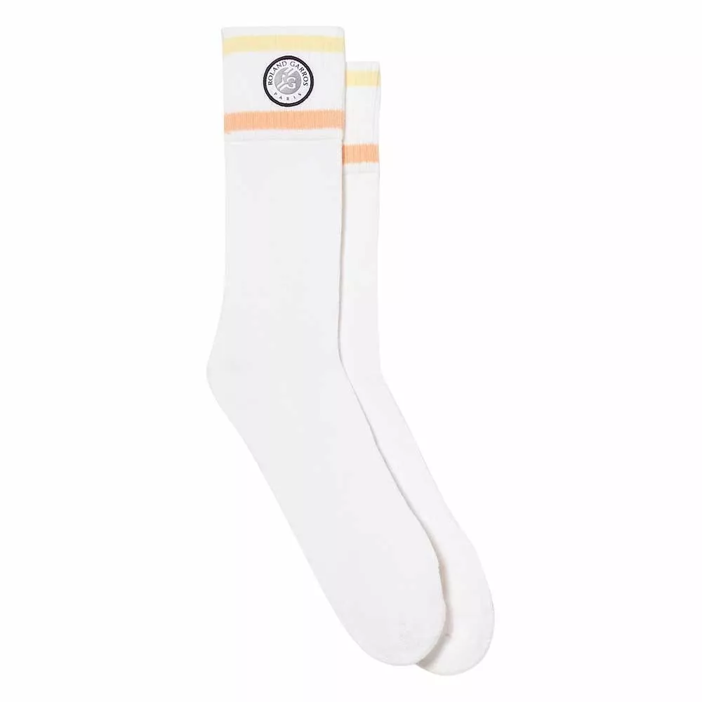 Lacoste Roland Garros Socken Wei&szlig;