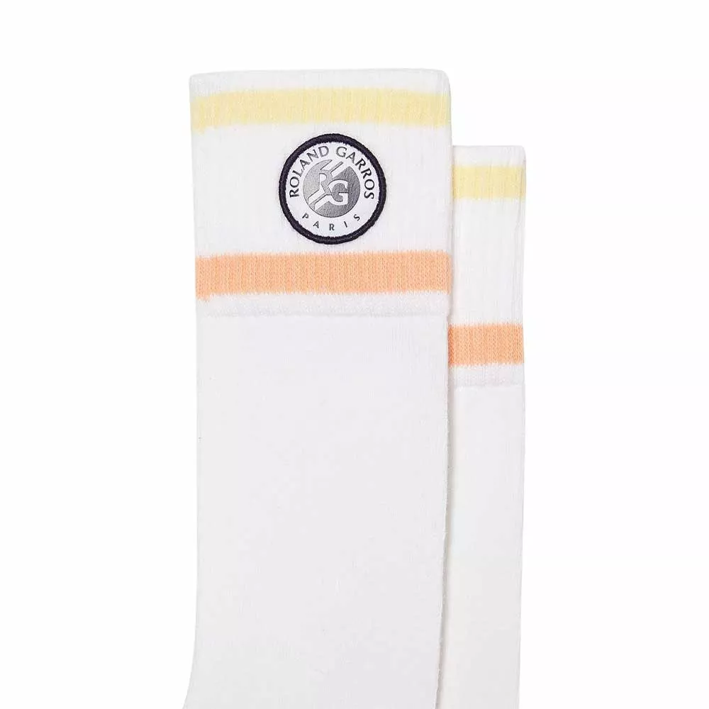 Lacoste Roland Garros Socken Wei&szlig;