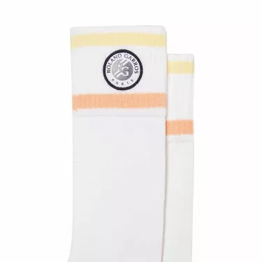 Lacoste Roland Garros Socken Wei&szlig;