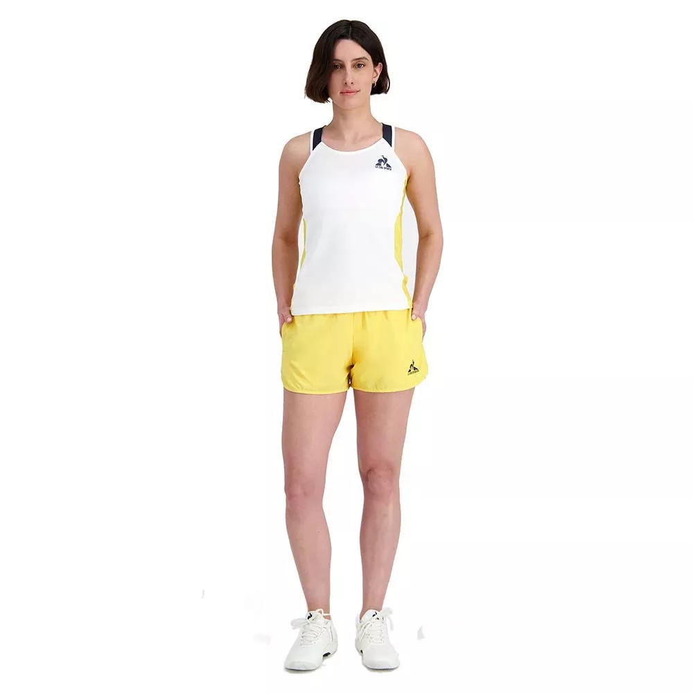 Le Coq Sportif Yannick Noah Paris Tank Top Wei&szlig; / Gelb