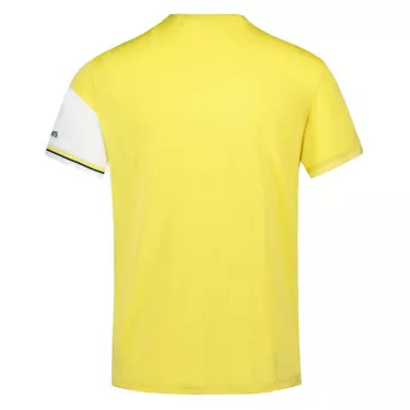 Le Coq Sportif Junior Yannick Noah Paris T-Shirt Wei&szlig; / Gelb