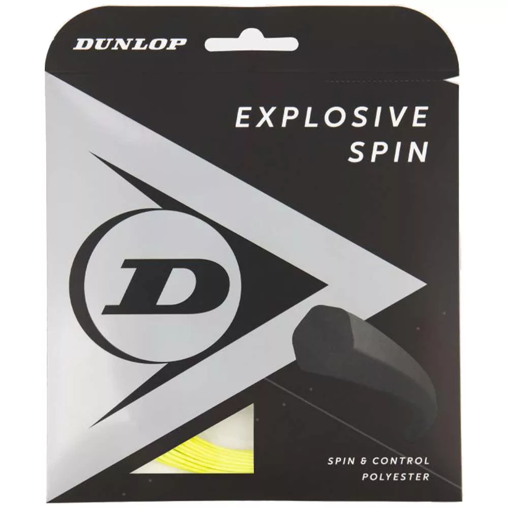 Dunlop Explosive Spin Tennissaite Gelb 12 m