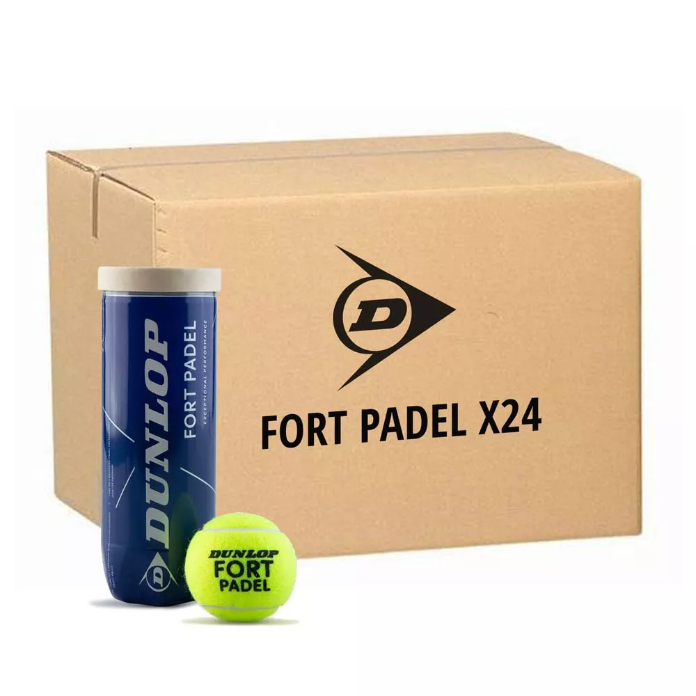 Dunlop Fort Padelb&auml;lle Karton (24 Dosen &agrave; 3 B&auml;lle)