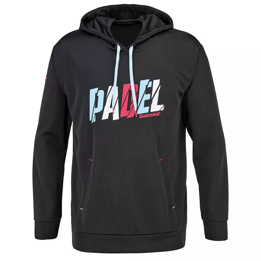 Babolat Padel Kapuzenpullover Schwarz