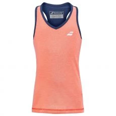 Babolat Play Tank Top M&auml;dchen Koralle / Marineblau