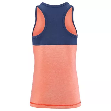 Babolat Play Tank Top M&auml;dchen Koralle / Marineblau