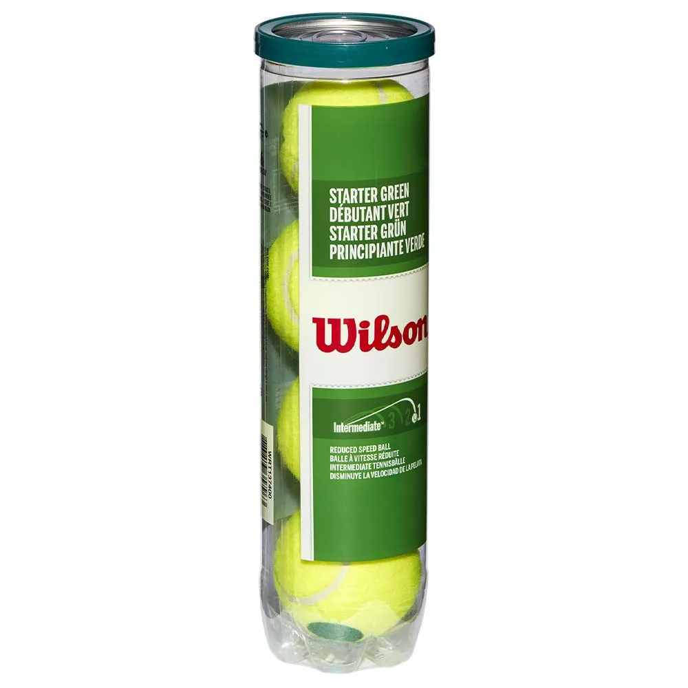 Wilson Starter Play Green Tennisb&auml;lle 4er-Dose