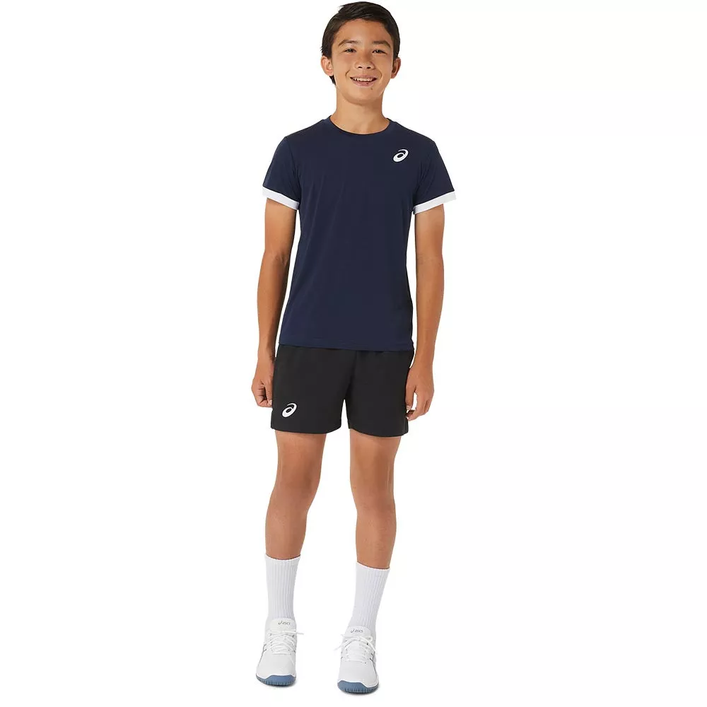 Asics Junior Short Schwarz